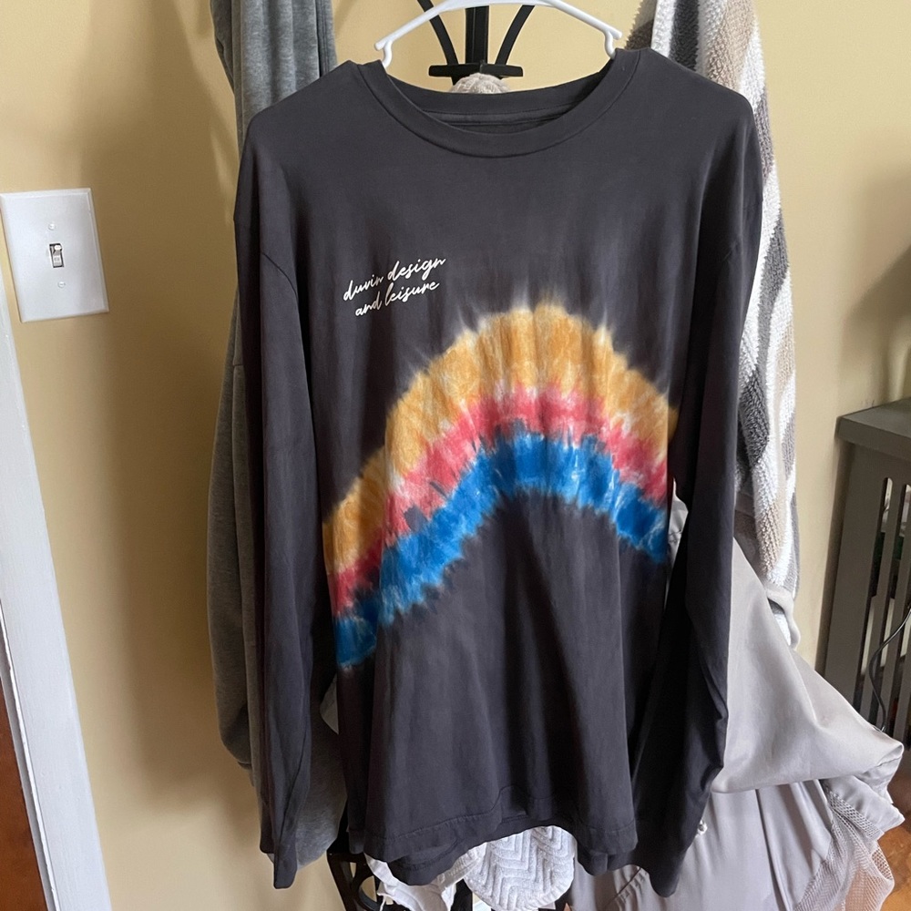 Duvin tie die long sleeve t shirt